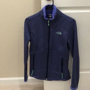 North Face Purple Zip Jacket